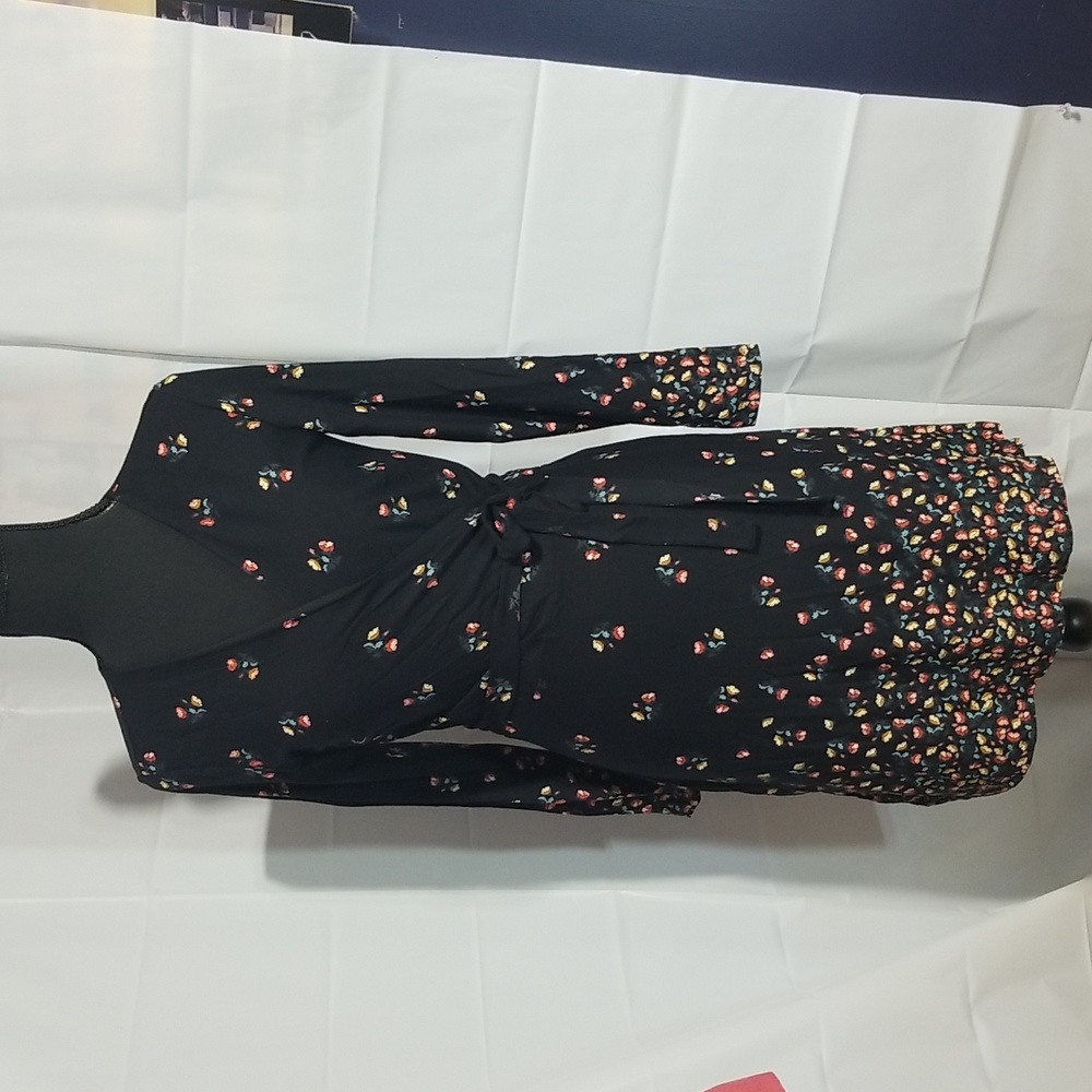 Loft floral wrap dress. Small petite